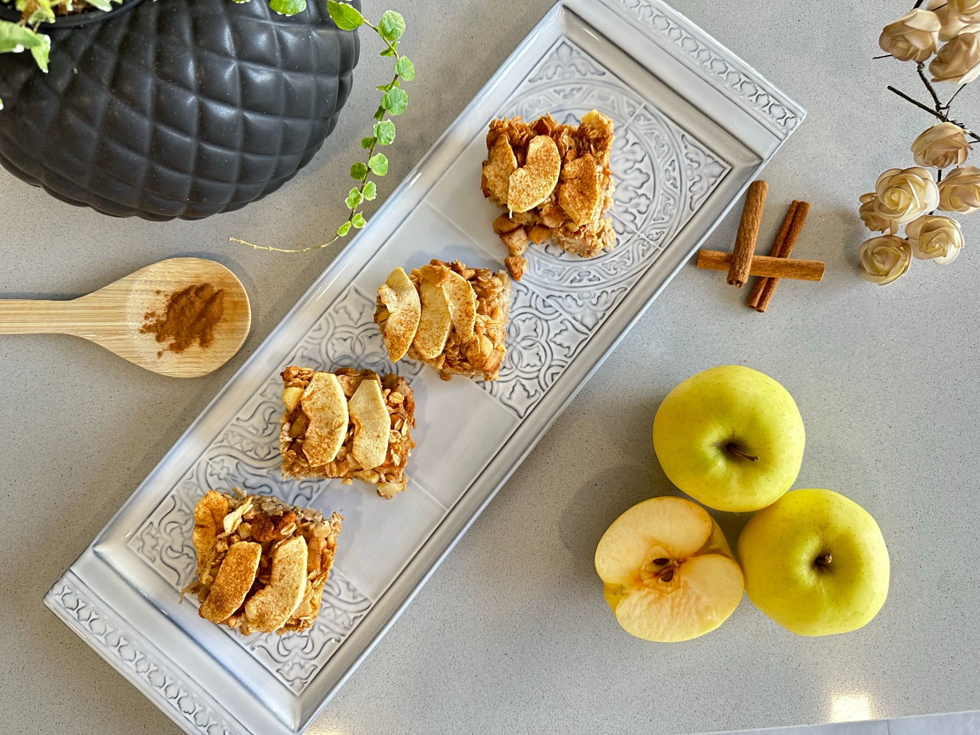 Papas de aveia no forno