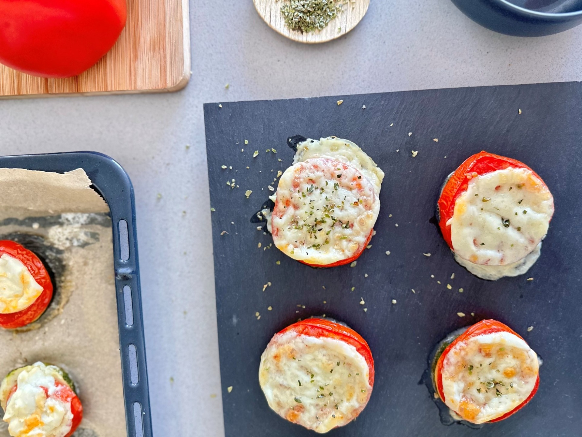 Mini pizza saudável